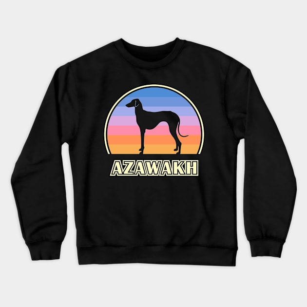 Azawakh Vintage Sunset Dog Crewneck Sweatshirt by millersye